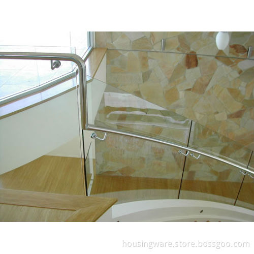 Frameless Glass Balustrade Interior Stair Railings